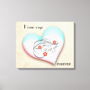 LIENZO HOME DICE FOREVER CANVAS