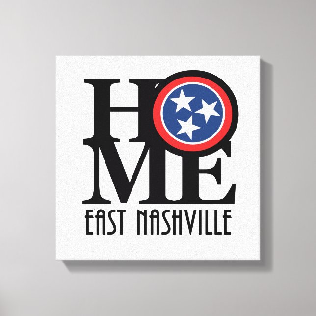 Lienzo HOME East Nashville (Anverso)