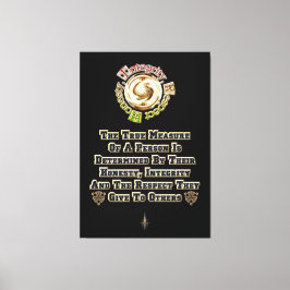 Lienzo Honestidad Integridad Respeto MXT