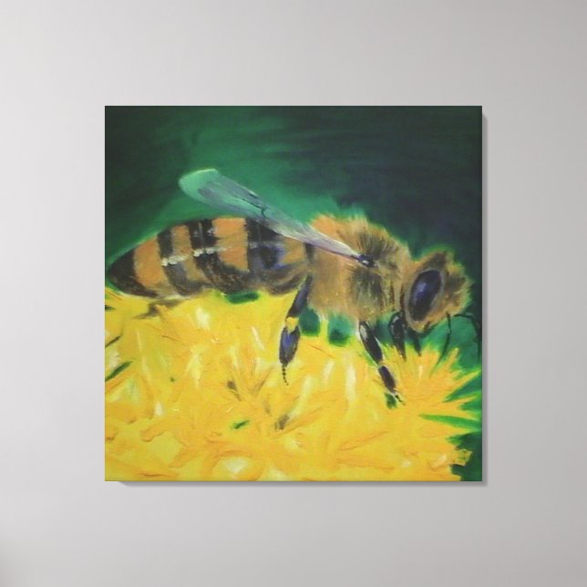 Lienzo Honey Bee (Anverso)