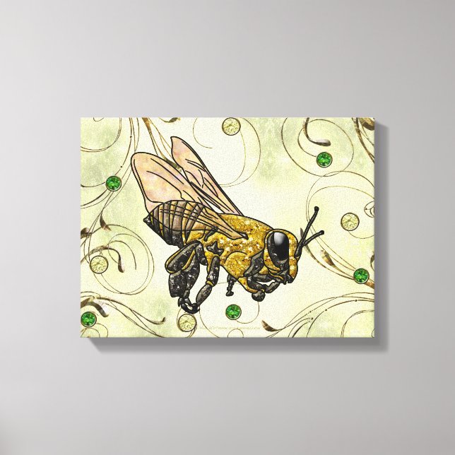 Lienzo Honey Bee (Anverso)