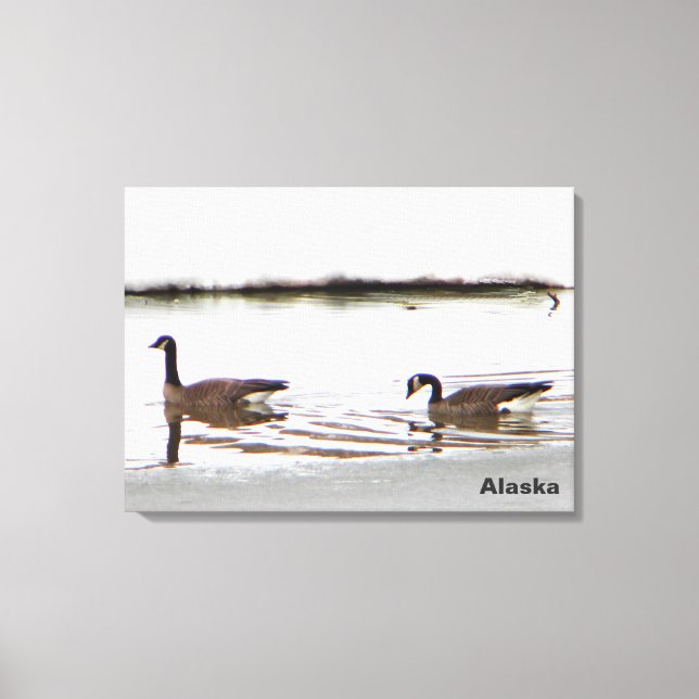 Lienzo Honkers - Canadá Geese (Anverso)