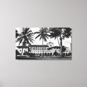 Lienzo Honolulu, opinión de Hawaii del edificio federal 