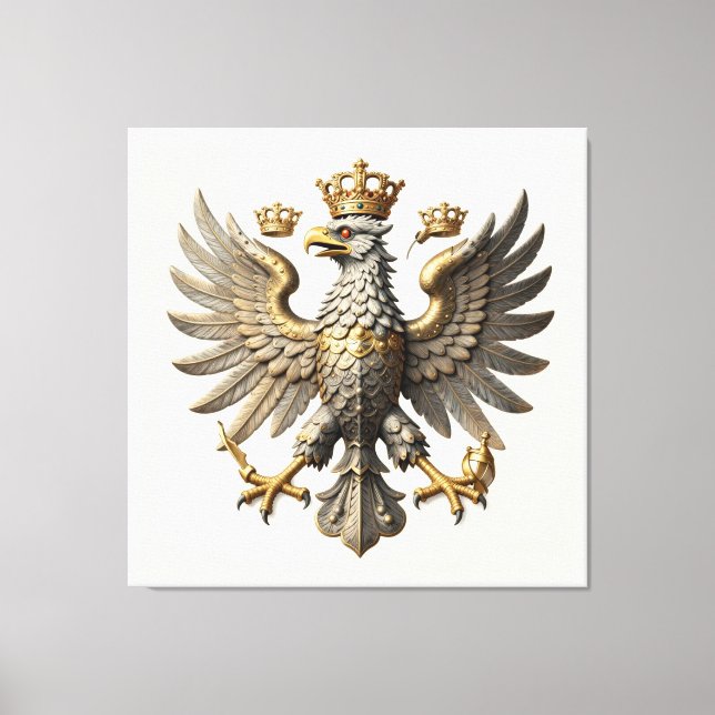 Lienzo Honrar la herencia real de Iliria I (Anverso)