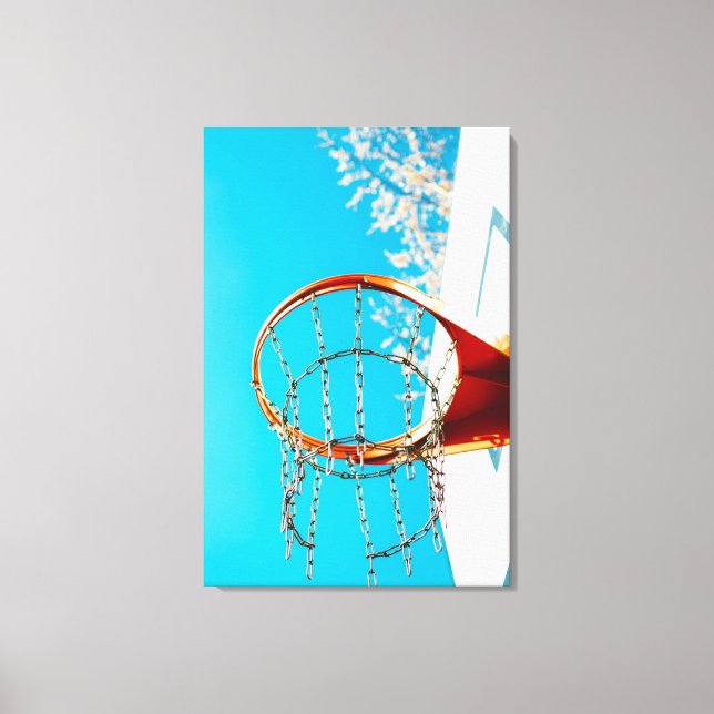 Lienzo Hoop de baloncesto (Anverso)