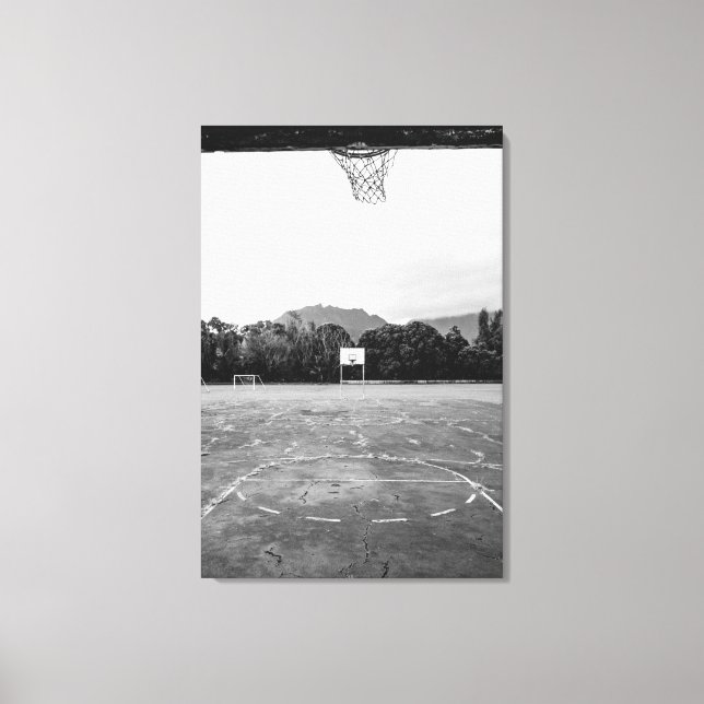 Lienzo Hoop de baloncesto (Anverso)