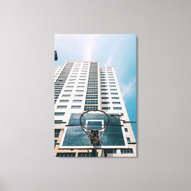 Lienzo Hoop de baloncesto de Guay (Anverso)