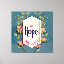 Hope Blooms - Tipografía Floral Elegante