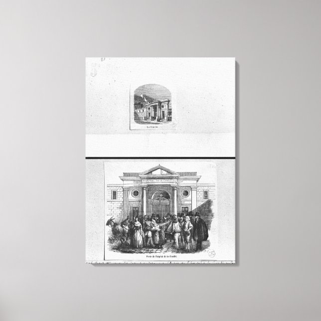 Lienzo Hopital de la Charite (Anverso)