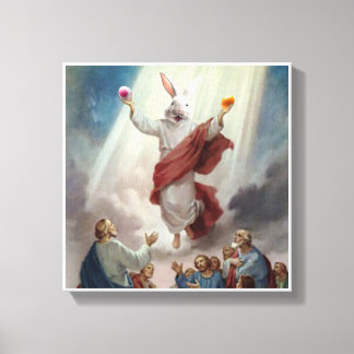 Lienzo Hoppy Easter Meme Canvas Print Wall Art