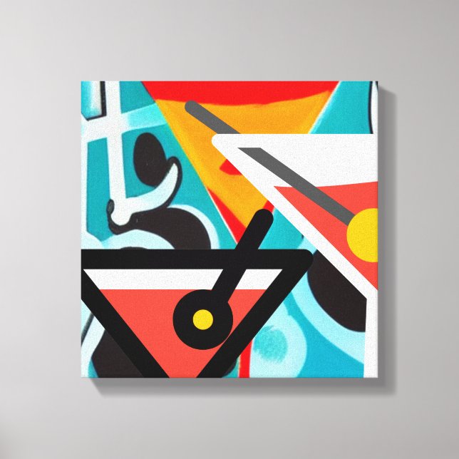 Lienzo Hora feliz (Anverso)