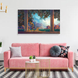 Lienzo Horario de verano | Maxfield Parrish |