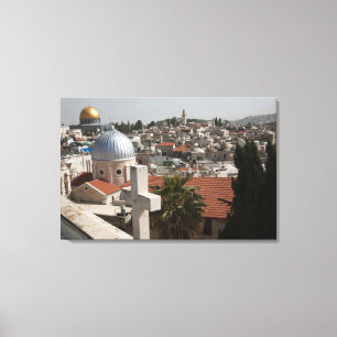 Lienzo Horizonte de la antigua Jerusalén