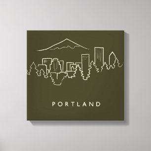 Lienzo Horizonte de Portland