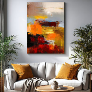 Lienzo Horizonte en llamas