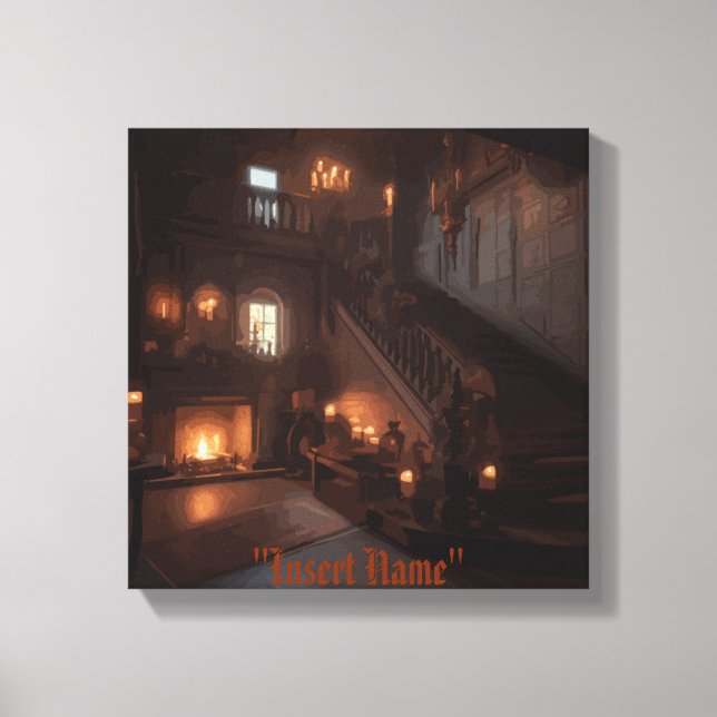 Lienzo Horizontes embrujados (Anverso)