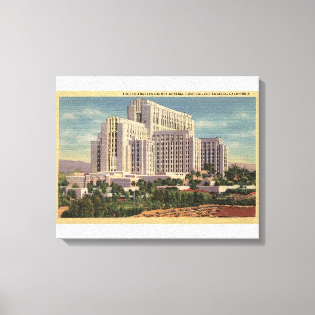 Lienzo Hospital General del Condado de LA (Anverso)