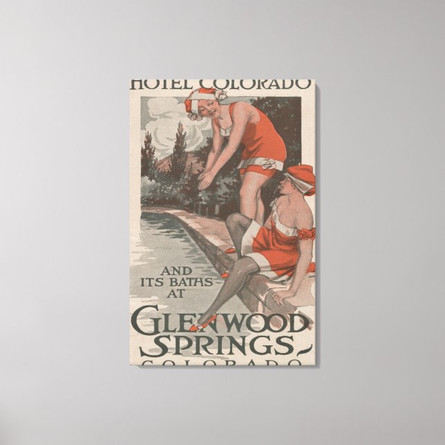 Lienzo Hotel Colorado & Baths Poster (Anverso)