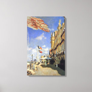 Lienzo Hotel des Roches Noires, Trouville de Claude Monet
