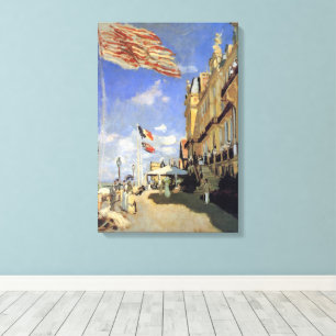 Lienzo Hotel des Roches Noires, Trouville de Claude Monet