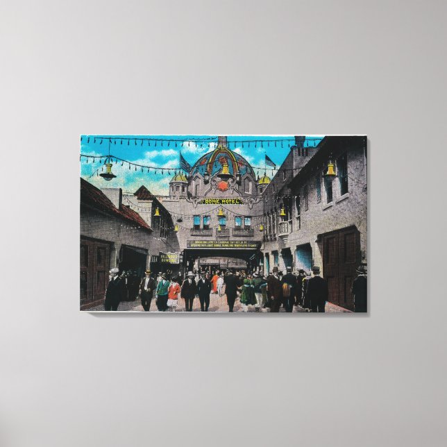 Lienzo Hotel Dome de Ocean Park Pier (Anverso)