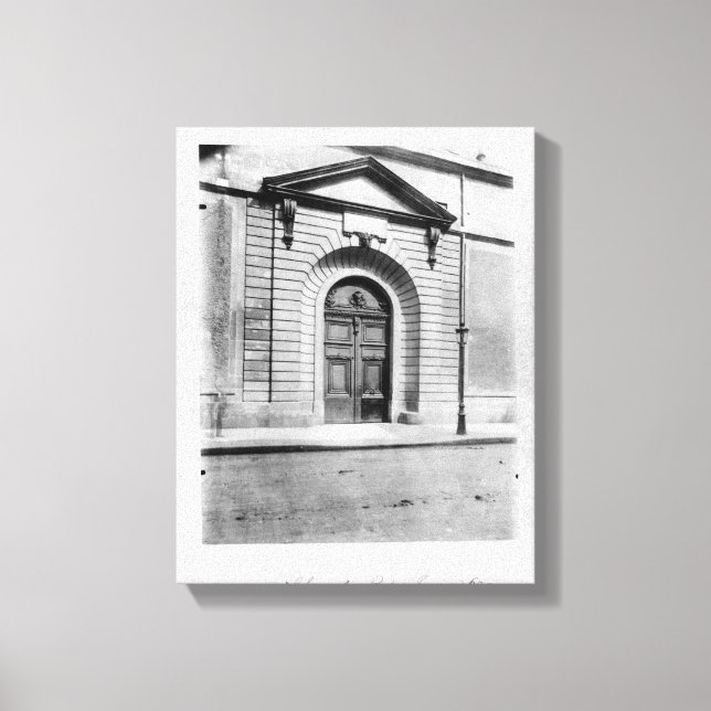 Lienzo Hotel du Grand Veneur en París 60 rue de (Anverso)