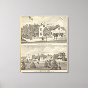 Lienzo Hotel Germania, Long Branch y Hughes Brothers