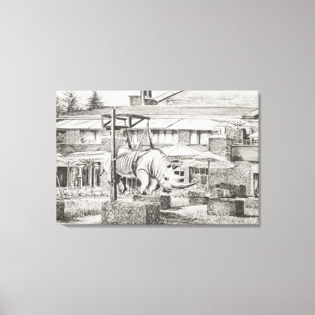 Lienzo Hotel "La Reserve" Ginebra. 2010 (Anverso)