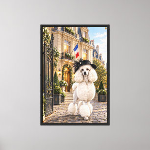 Lienzo Hotel Paris Poodle