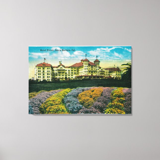 Lienzo Hotel Potter and Grounds (Anverso)