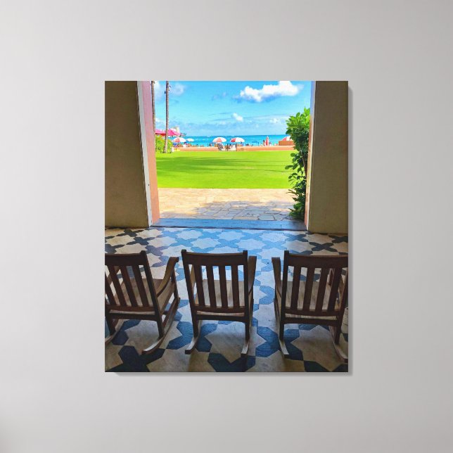 Lienzo Hotel Royal Hawaii (Anverso)