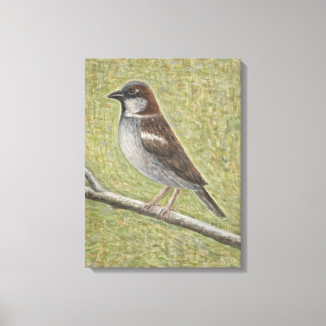 Lienzo House Sparrow 2008 (Anverso)