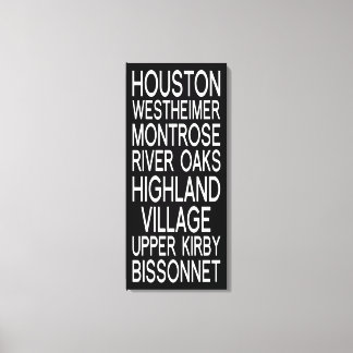 Lienzo Houston | Tipografía