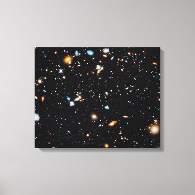 Lienzo Hubble Ultra Deep Field (Anverso)