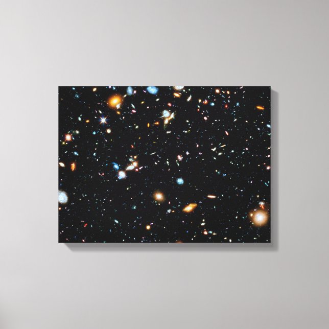 Lienzo Hubble Ultra Deep Field (Anverso)
