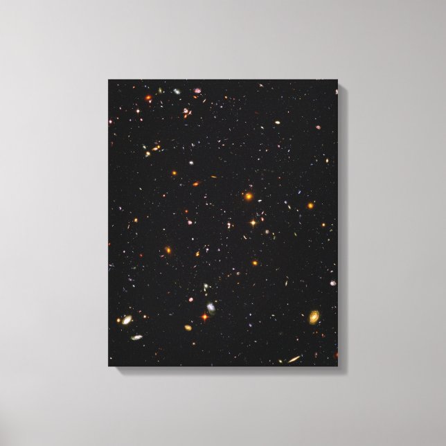 Lienzo Hubble Ultra Deep Field View of 10,000 Galaxies (Anverso)