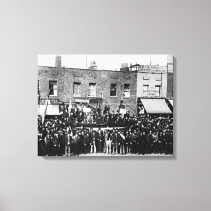 Lienzo Huelga de muelle de Londres, 1889 2