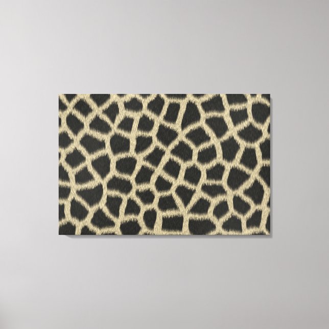 Lienzo huella de jirafa (Anverso)