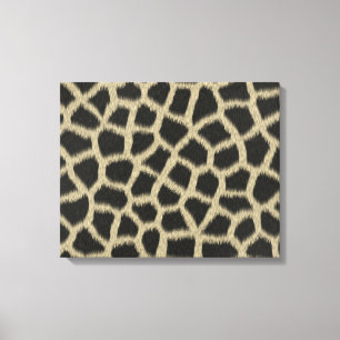 Lienzo huella de jirafa