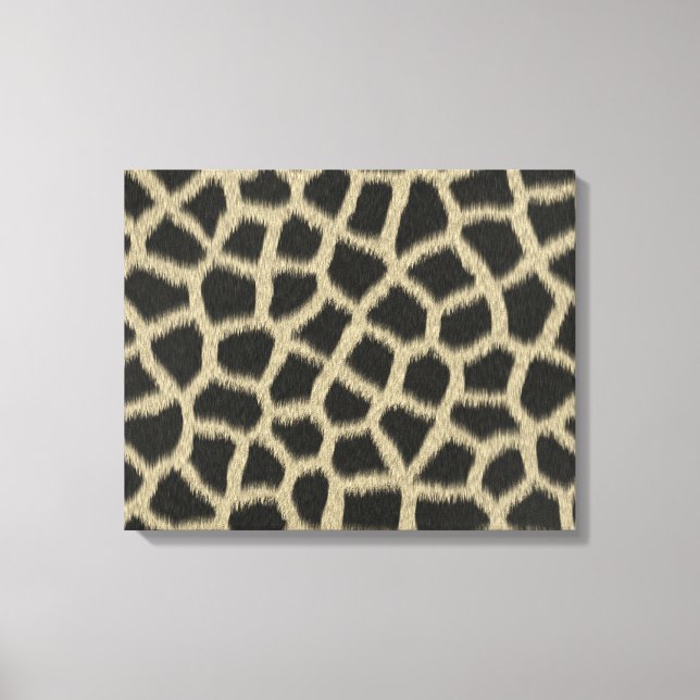 Lienzo huella de jirafa (Anverso)