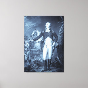 Lienzo Huella de tela envuelta "Washington at Trenton"