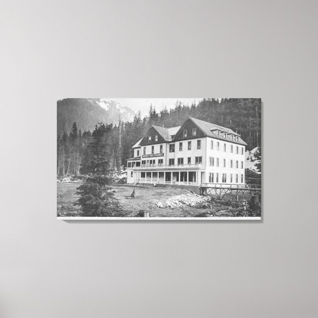 Lienzo Huellas calientes escénicas Bldg (Anverso)