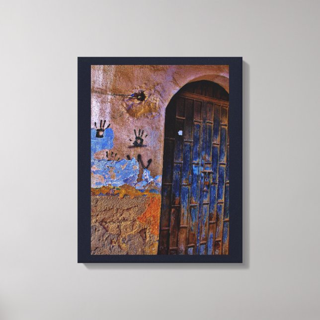 Lienzo Huellas de mano (Anverso)