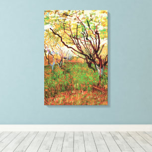 Lienzo Huerto en flor de Vincent van Gogh