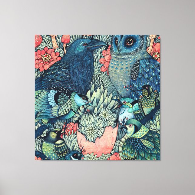 Lienzo Huevo cósmico (Anverso)