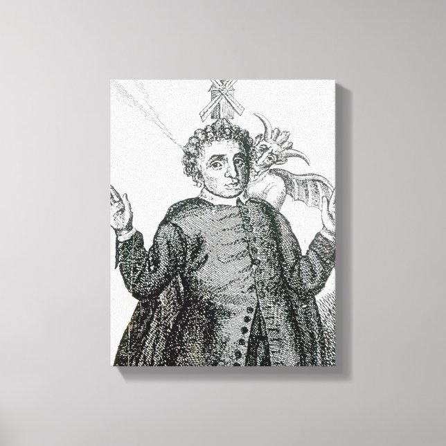 Lienzo Hugh Peter fiery predicador del ejército (Anverso)