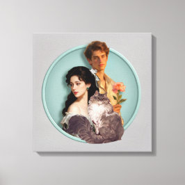 Lienzo Human Form, Feline Soul – Mystic Cat Wall Art