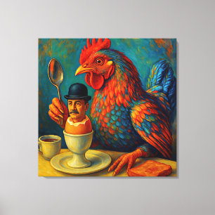 Lienzo Humano Endurecido - Juego Sucio en el Desayuno