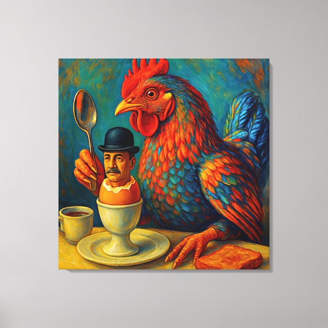 Lienzo Humano Endurecido - Juego Sucio en el Desayuno (Anverso)