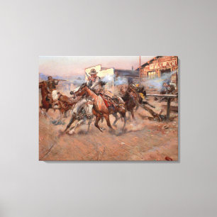 Lienzo Humo de un "45"